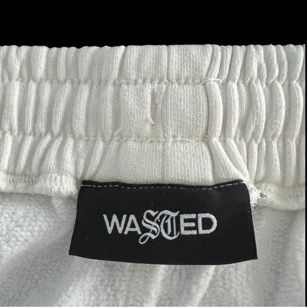 Wasted Paris Guardian Joggers FW23 Off White Gothic Graphic Sweatpants - Picture 4 of 5
